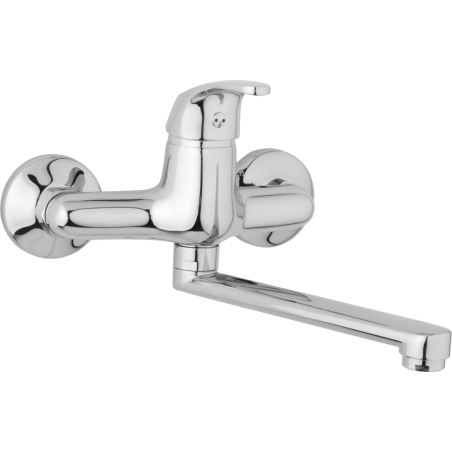 Nástěnná dřezová a umyvadlová baterie SLIM, rozteč 150 mm, ramínko 300 mm