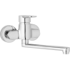 Nástěnná dřezová a umyvadlová baterie MIRAM, rozteč 100 mm, ramínko 300 mm