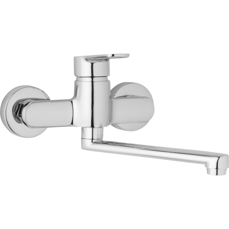 Nástěnná dřezová a umyvadlová baterie MIRAM, rozteč 150 mm, ramínko 300 mm