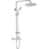 Sprchová zostava s termostatickou batériou s dvoma vývodmi, priemer 30cm, s príslušenstvom